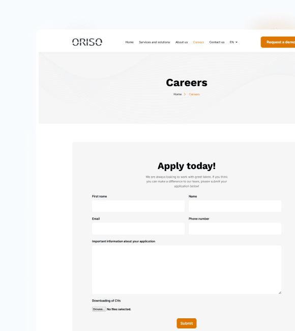 Oriso screenshot 2